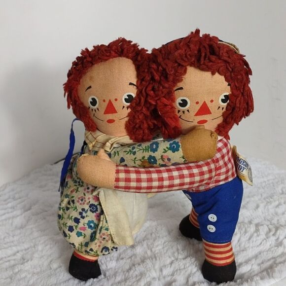 Vtg. Knickerbocker Raggedy Ann & Raggedy Andy Dolls - Picture 1 of 8